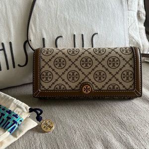 Tory Burch Jacquard Wallet Crossbody